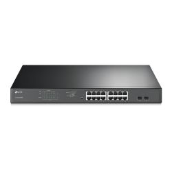 TP-LINK (TL-SG1218MPE) 16-Port Gigabit PoE+ Easy Smart Switch, 2 SFP Ports, Rackmountable TP-LINK (TL-SG1218MPE) 16-Port Gigabit PoE+ Easy Smart Switch, 2 SFP Ports, Rackmountable